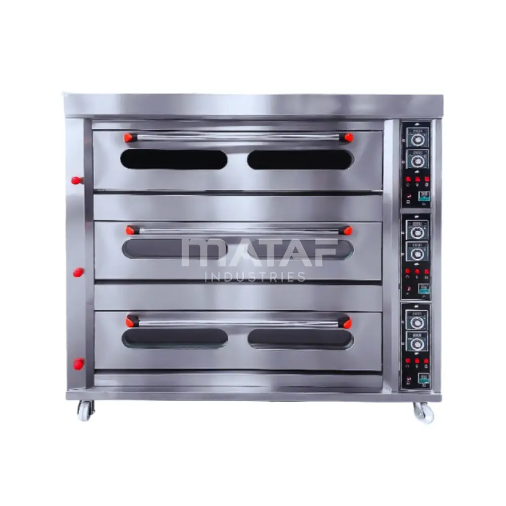 MTF-GV36 GAS OVEN 3 DECK 6 TRAY