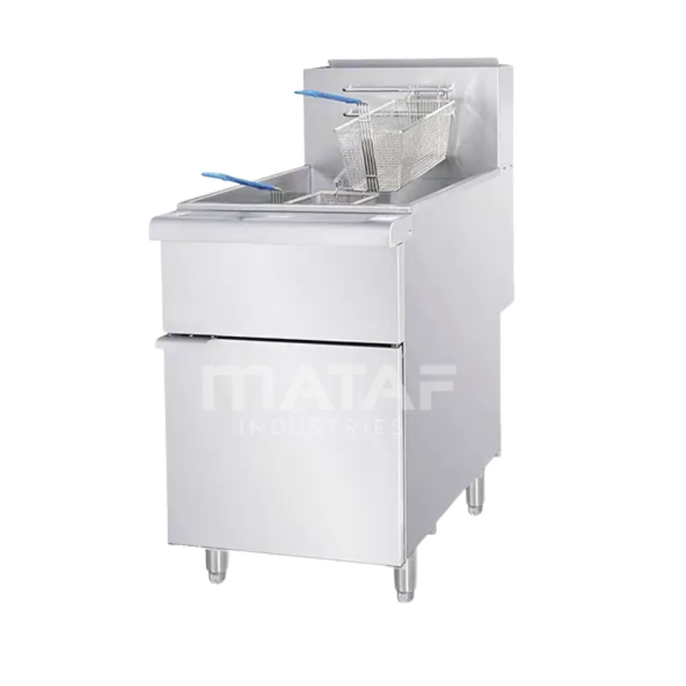 MTF-5G DOUBLE BASKET COMMERCIAL GAS DEEP FRYER 50L