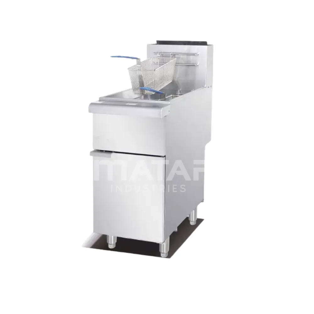 MTF-3G DOUBLE BASKET COMMERCIAL GAS DEEP FRYER 30L
