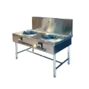 MT-KWA2 STAINLESS STEEL KWALI RANGE (2 BURNER)