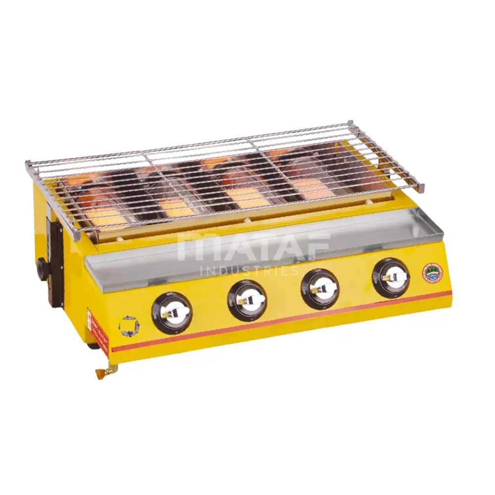 [MTF-222C] MTF-222C - 4 BURNER SMOKELESS INFRARED BURNER