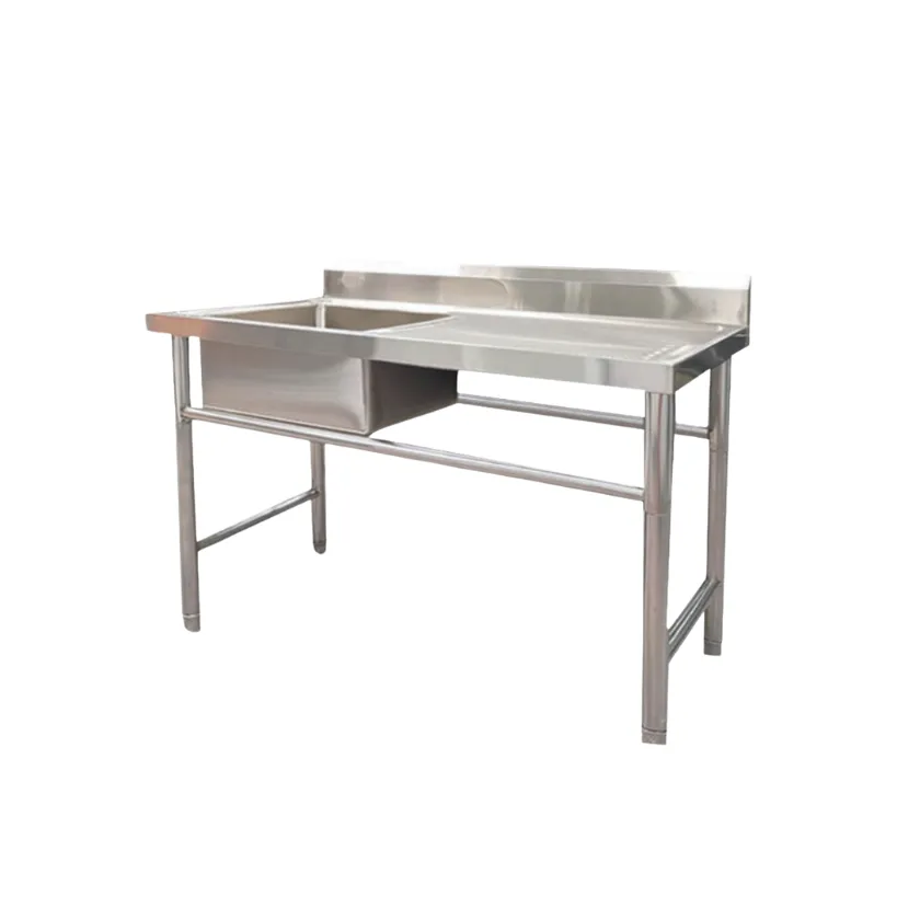 FST1200-1(L) SINK TABLE 1 BOWL LEFT (120X60X85)CM