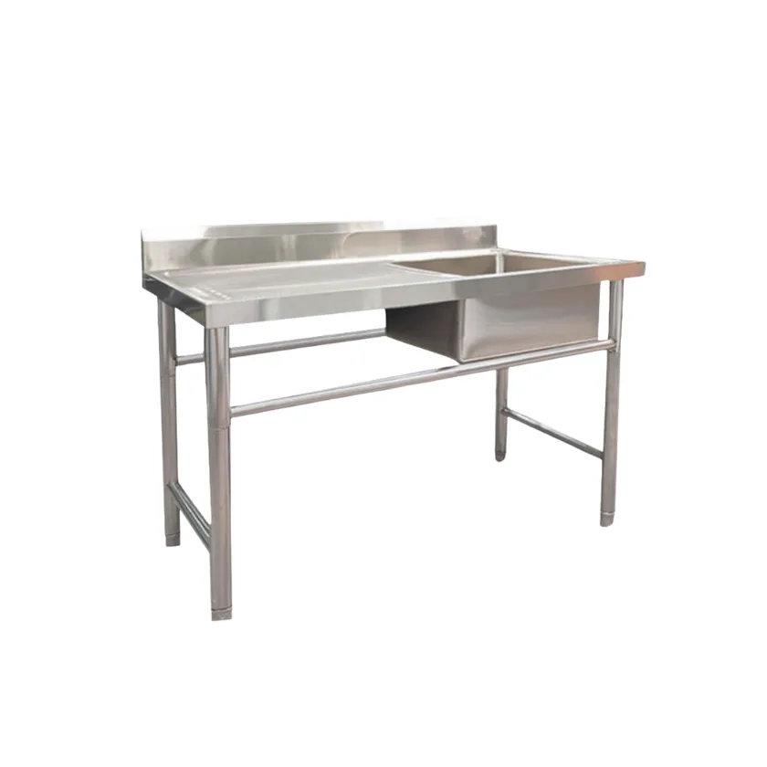FST1200-1(R) SINK TABLE 1 BOWL RIGHT (120X60X85)CM