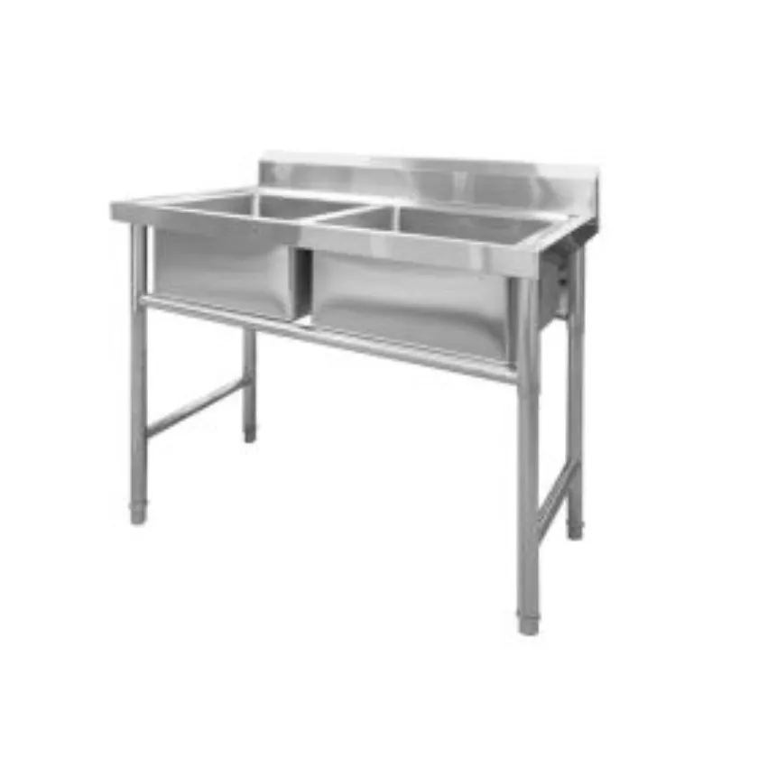 [FST1200-2] FST1200-2 SINK TABLE 2 BOWL (120X60X85)CM