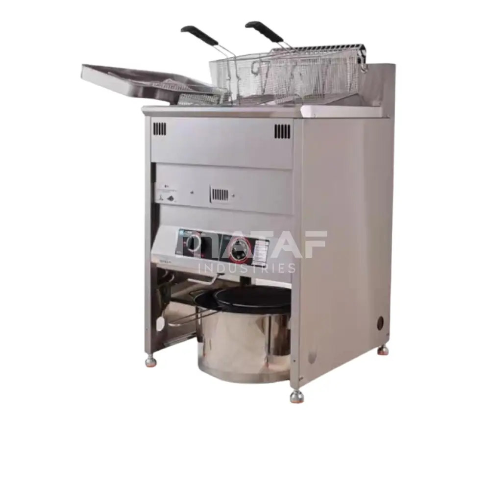 [BDH-30L] BDH-30L Standing 30L Gas Deep Fryer, Commercial Heavy-Duty Model